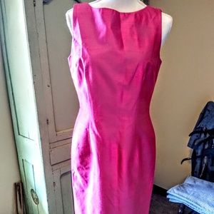 Depeche Yves Cossett Silk Sheath Dress